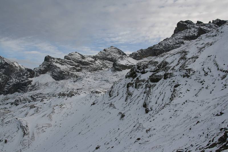 Winterliche Wanderbedingungen