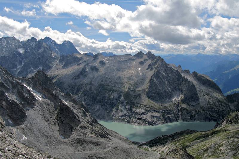 Blick vom Casnilpass aus