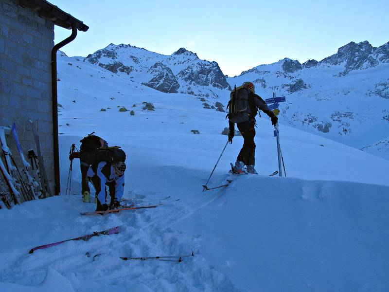 Start zum Cima dal Cantun aus Albignahütte