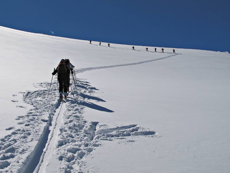 Tiefschnee und viel Sonne