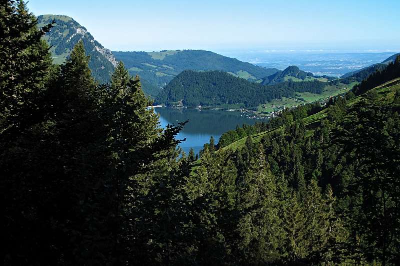 Blick zurück auf Wägitalersee