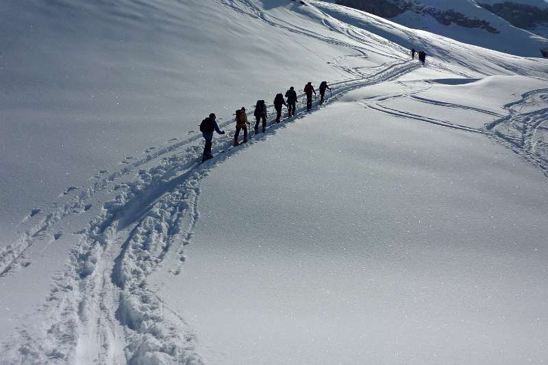 Es geht Richtung Rütistein