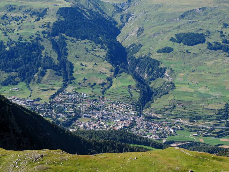 Scuol von Lischanahütte aus