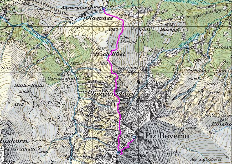 Die Wanderroute