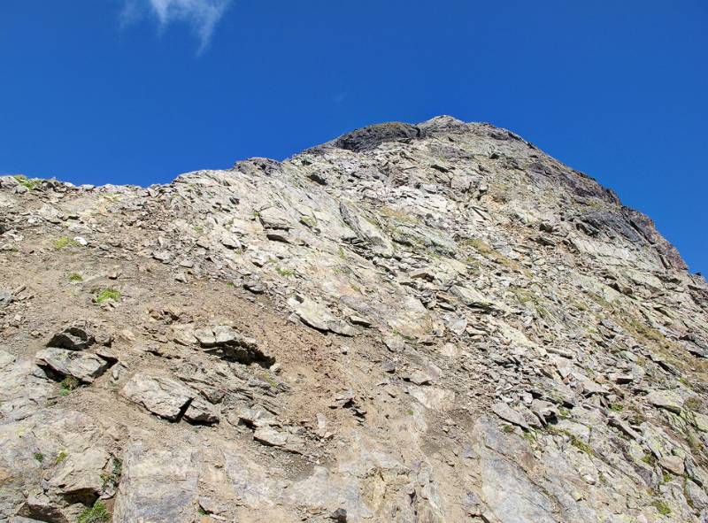 Auf dem Grat von Piz Nuna