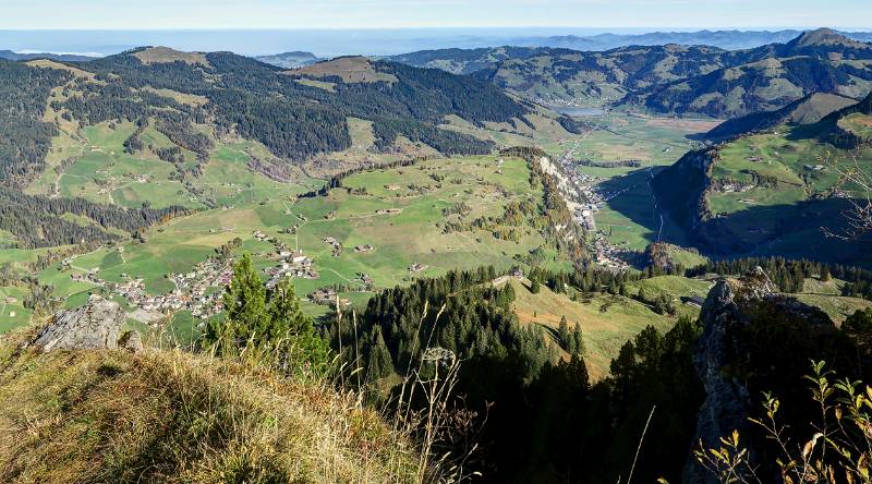 Panorama Richtung Sihlsee