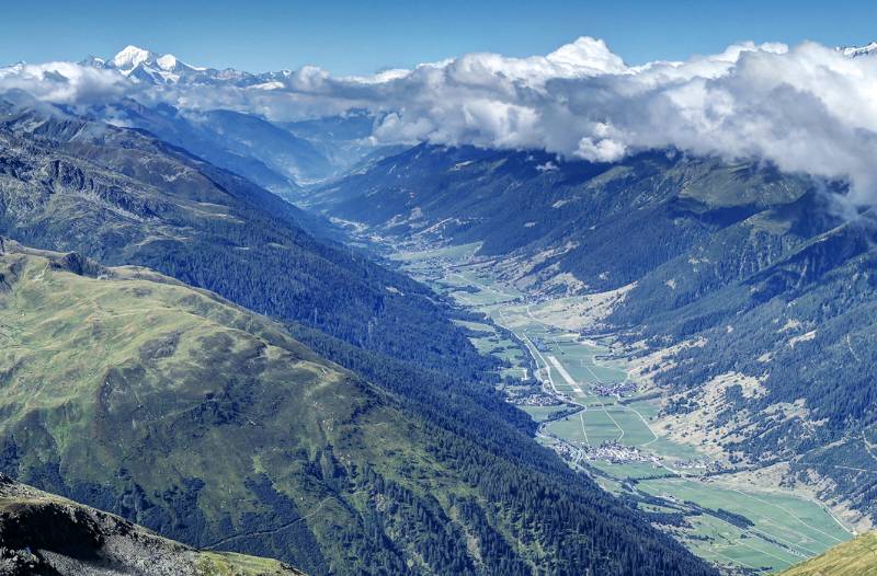 Goms und herausragender Weisshorn