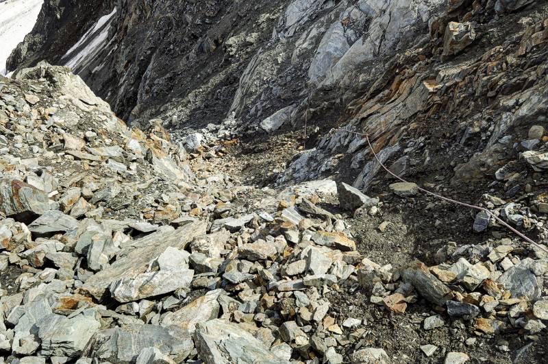 ... und reicht nicht mehr bis zum Gletscher