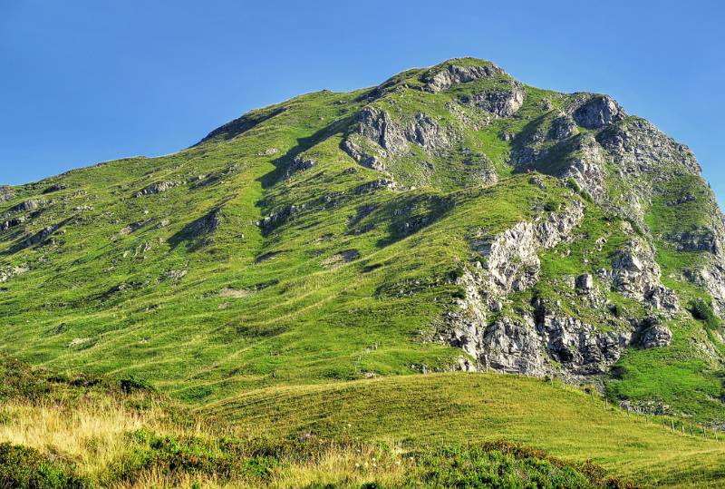 Die Flanke von Chlispitzen