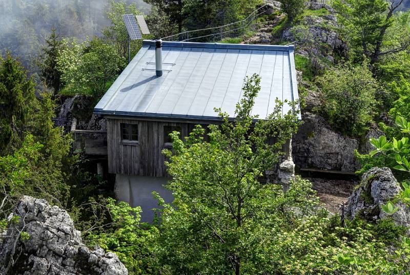 Die Hütte auf Sommetres