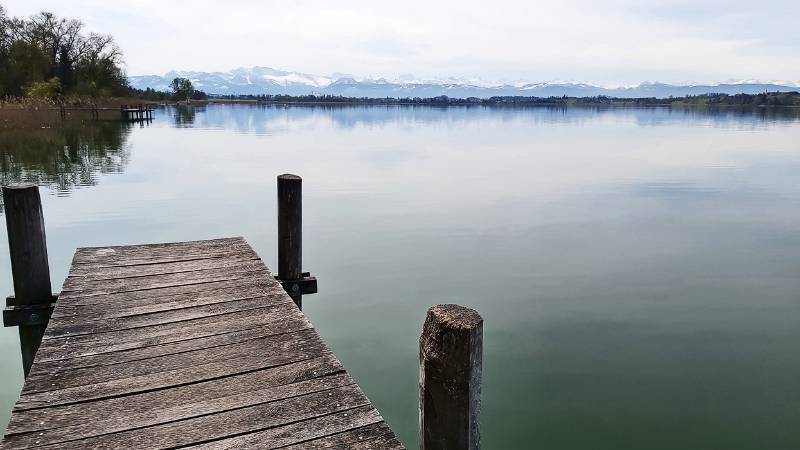Blick auf die Alpen