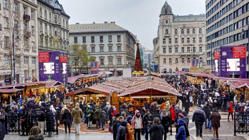 Auf dem Weihnachtsmarkt