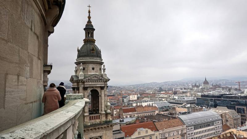 Auf der Aussichtsterrasse