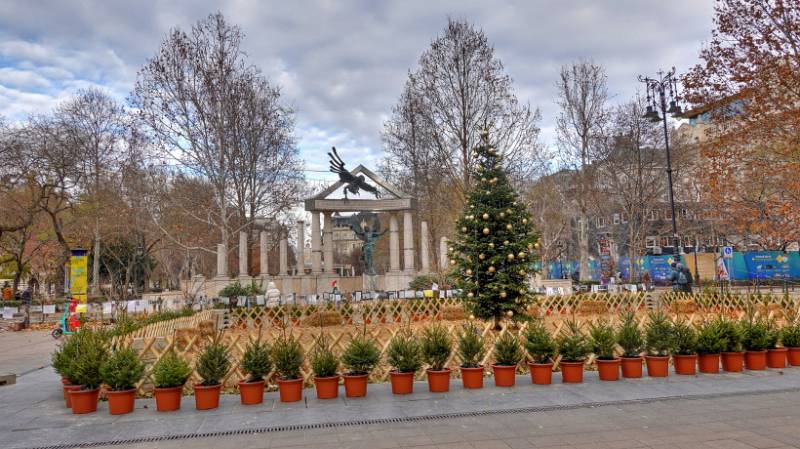 Geschmückt für Weihnachten