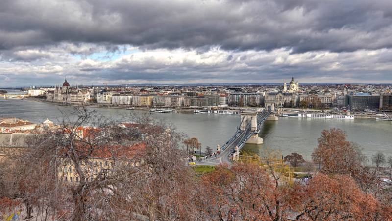 Budapest von Castle Hill aus