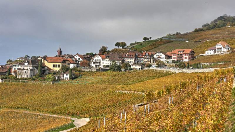 Immer wieder Winzerdörfer entlang dem Wanderweg