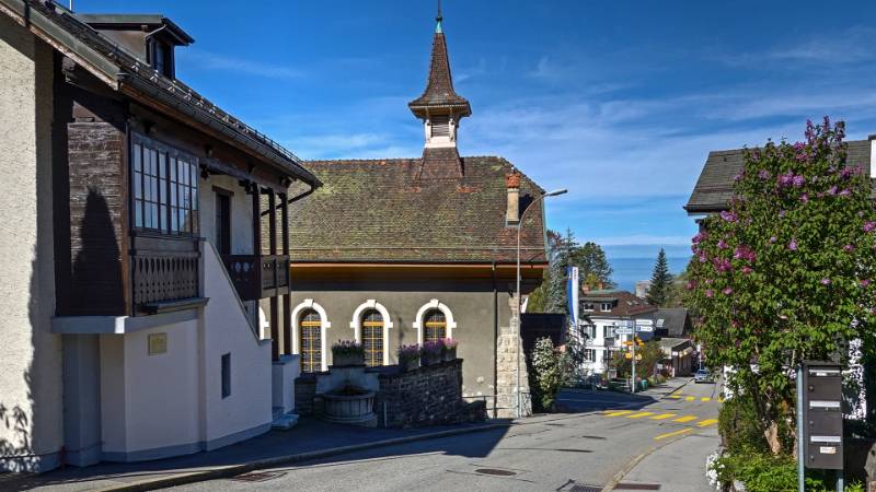 Start im Glion oberhalb von Montreux