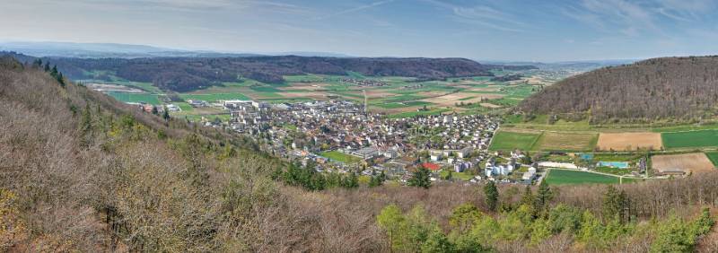 Panorama von Beringen