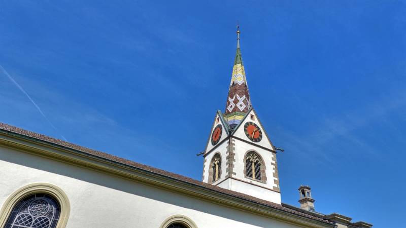 Kirchturm in Schleitheim
