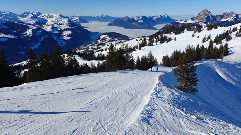 Image Pistenskifahren in Hoch-Ybrig